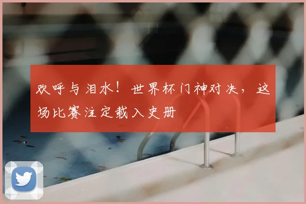 欢呼与泪水!世界杯门神对决,这场比赛注定载入史册