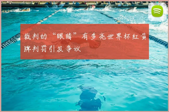 裁判的“眼睛”有多亮世界杯红黄牌判罚引发争议